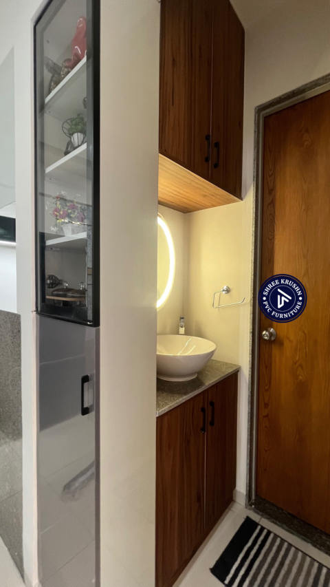 PVC Washbasin Cabinet design 5 - Shree Krushn PVC Furniture, Nava Naroda, Ahmedabad