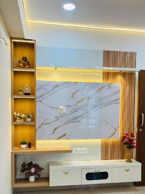 PVC TV Unit design 5 - Shree Krushn PVC Furniture, Nava Naroda, Ahmedabad