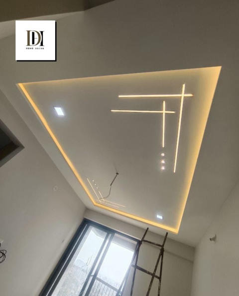 False Ceiling and POP Work design 9 - Shree Krushn PVC Furniture, Nava Naroda, Ahmedabad