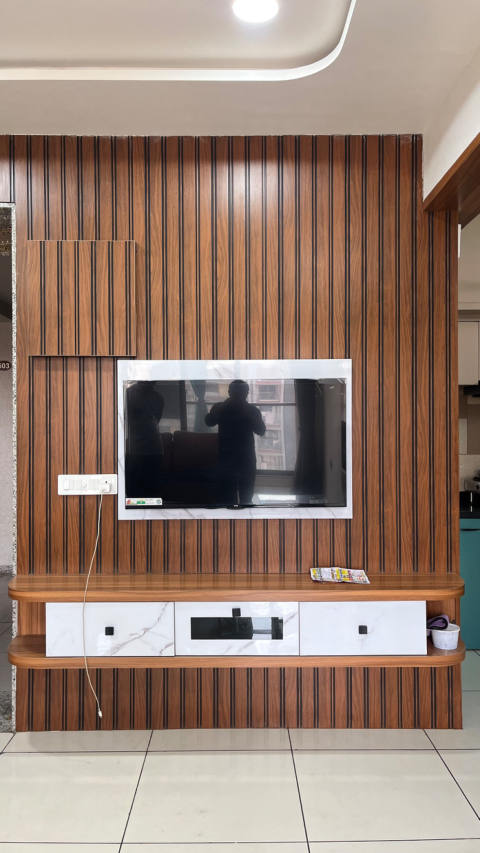 PVC TV Unit design 4 - Shree Krushn PVC Furniture, Nava Naroda, Ahmedabad