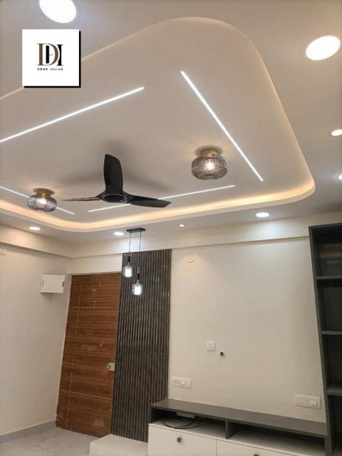 False Ceiling and POP Work design 6 - Shree Krushn PVC Furniture, Nava Naroda, Ahmedabad
