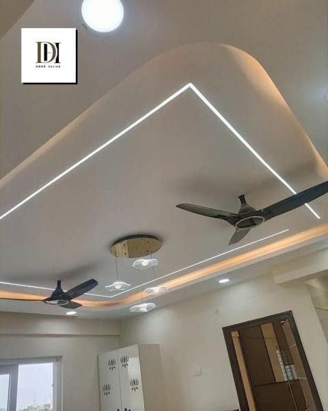 False Ceiling and POP Work design 7 - Shree Krushn PVC Furniture, Nava Naroda, Ahmedabad
