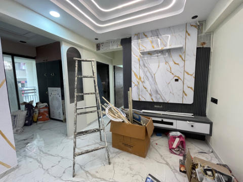 PVC TV Unit design 2 - Shree Krushn PVC Furniture, Nava Naroda, Ahmedabad