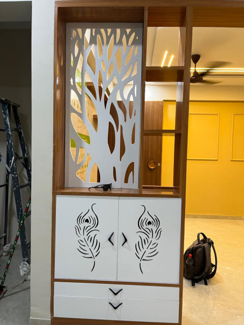 PVC Partition and Wall Elevation design 2 - Shree Krushn PVC Furniture, Nava Naroda, Ahmedabad
