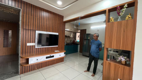 PVC Partition and Wall Elevation design 3 - Shree Krushn PVC Furniture, Nava Naroda, Ahmedabad