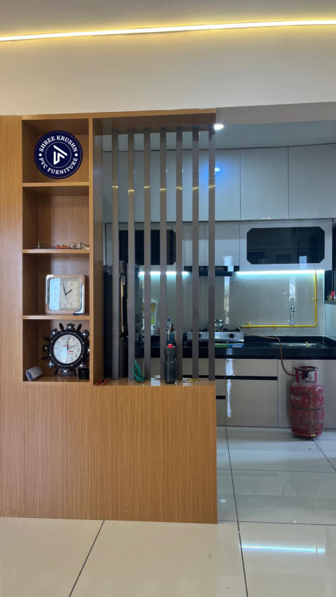 PVC Partition and Wall Elevation design 8 - Shree Krushn PVC Furniture, Nava Naroda, Ahmedabad