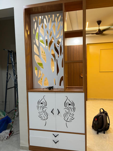 PVC Pooja Mandir design 3 - Shree Krushn PVC Furniture, Nava Naroda, Ahmedabad