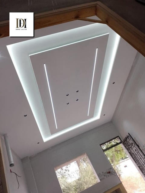 False Ceiling and POP Work design 3 - Shree Krushn PVC Furniture, Nava Naroda, Ahmedabad