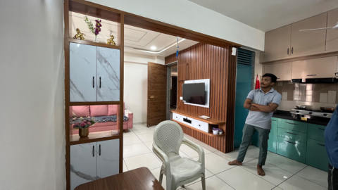 PVC Partition and Wall Elevation design 4 - Shree Krushn PVC Furniture, Nava Naroda, Ahmedabad